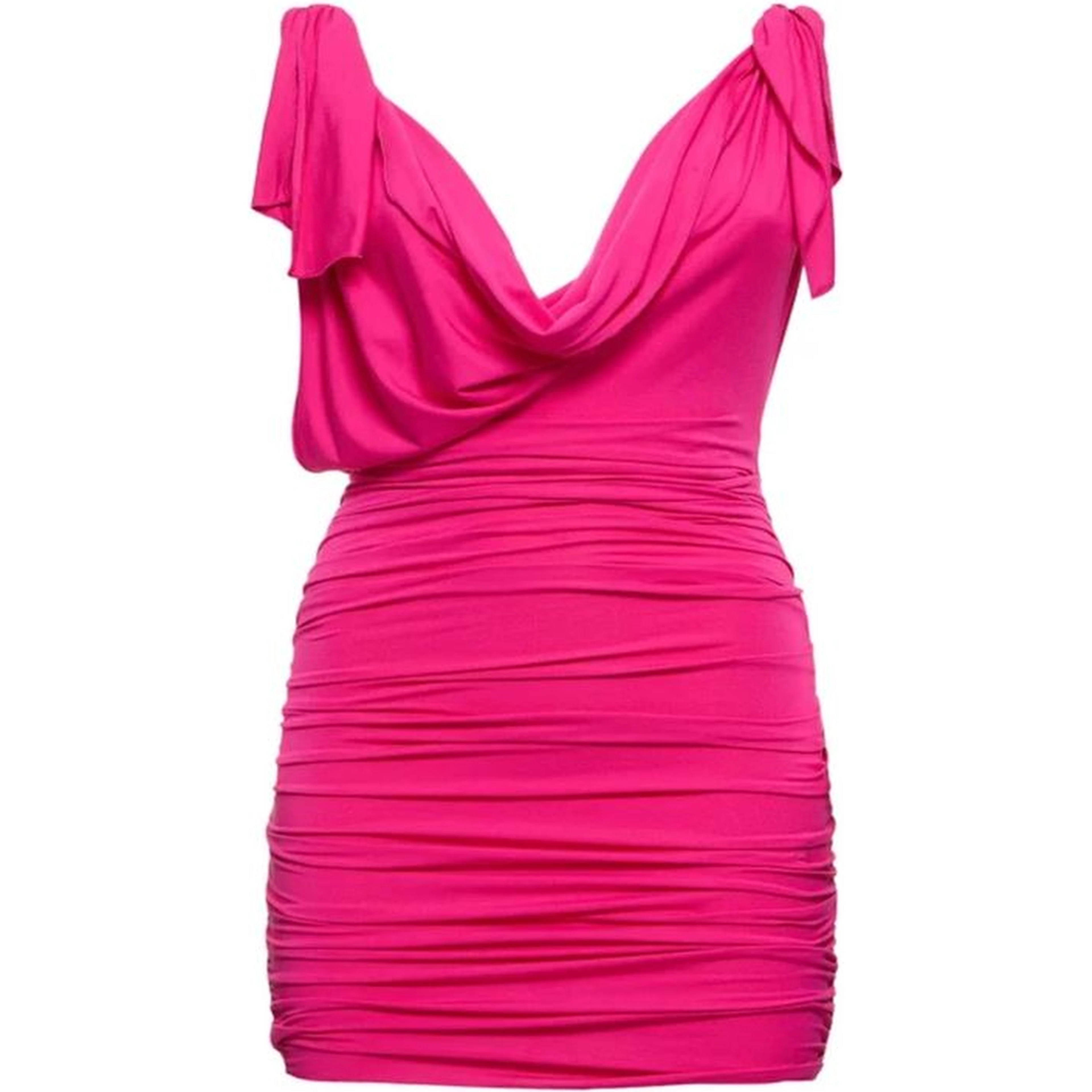 Multicolor Elastane Casual Dress