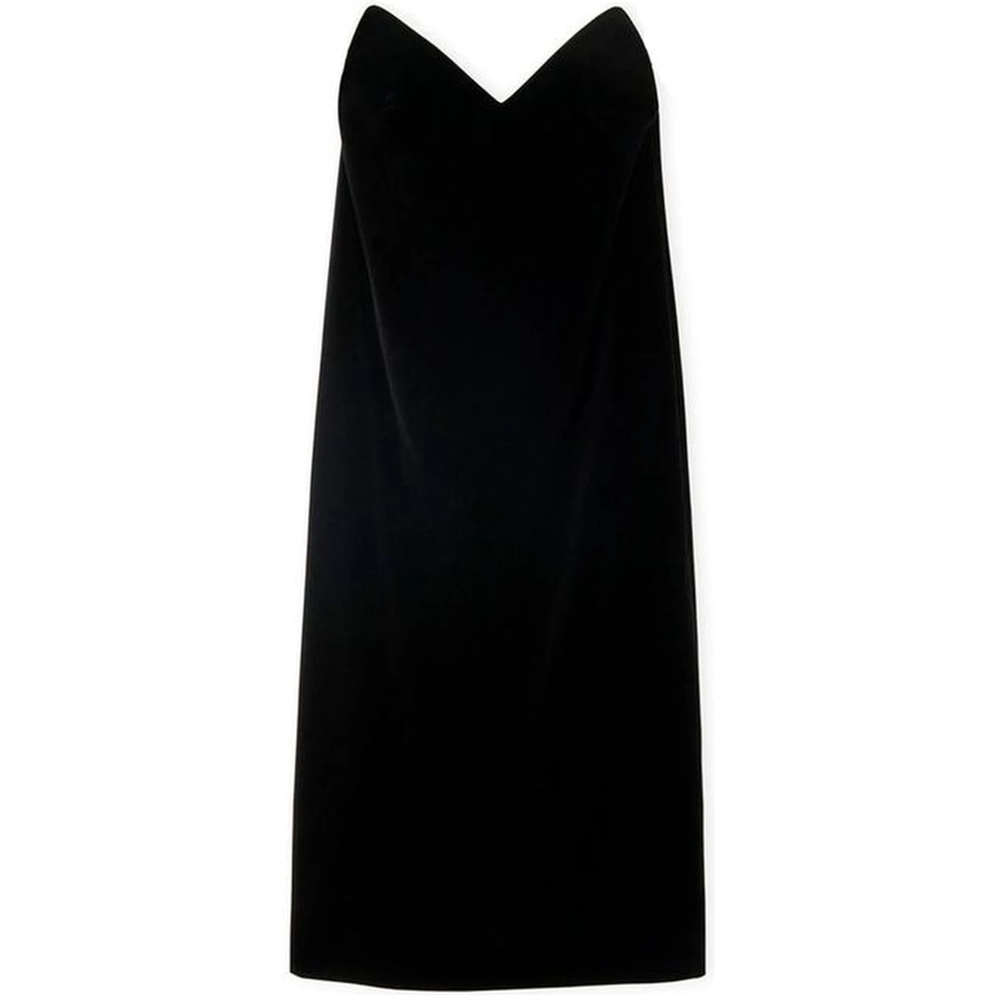 Black Cotton Cocktail Dress