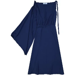 Blue Acetate Cocktail Dress