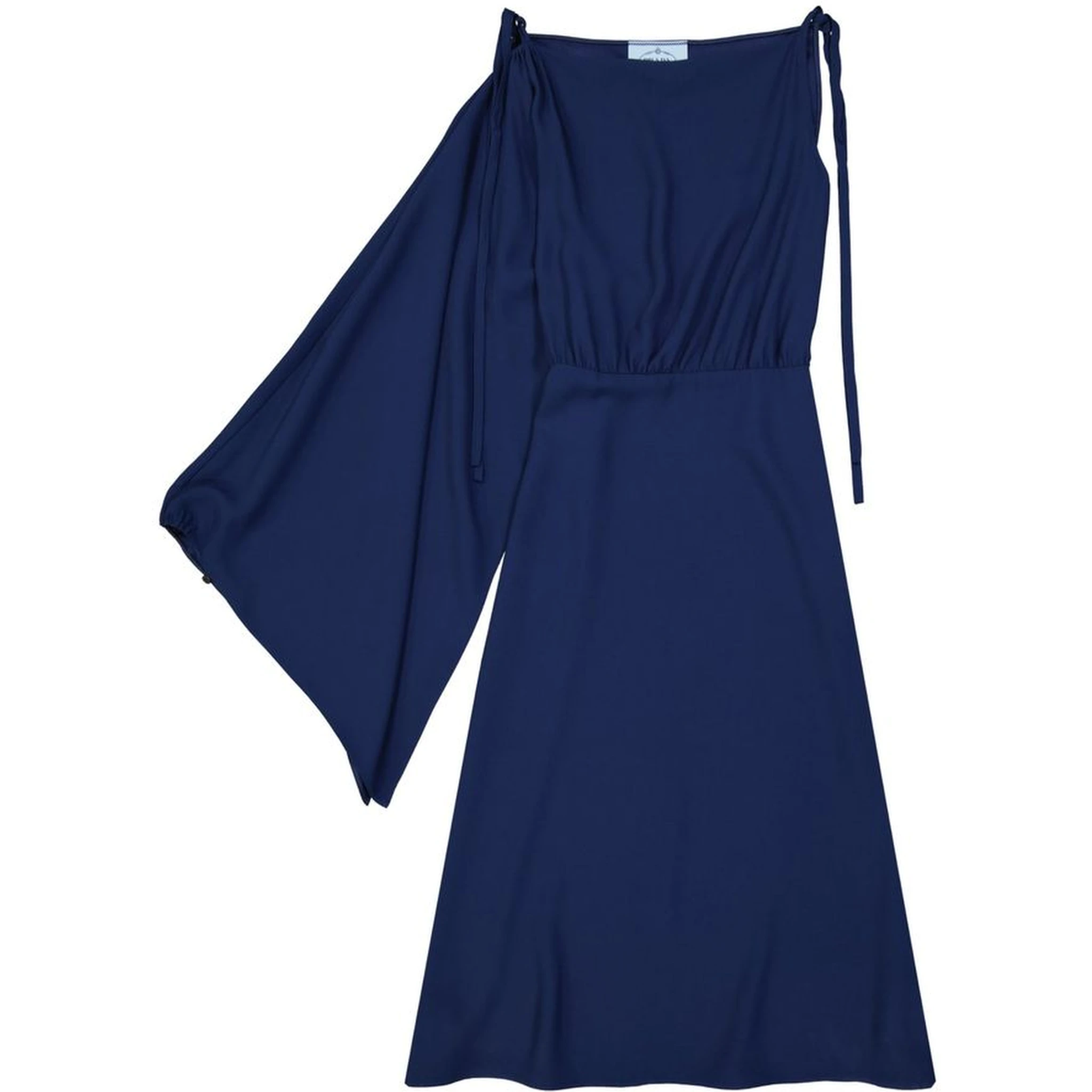 Blue Acetate Cocktail Dress