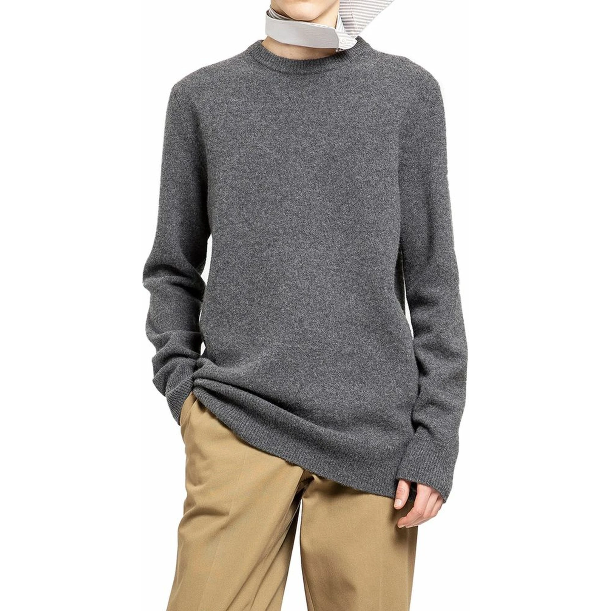 Gray Wool Sweatshirt