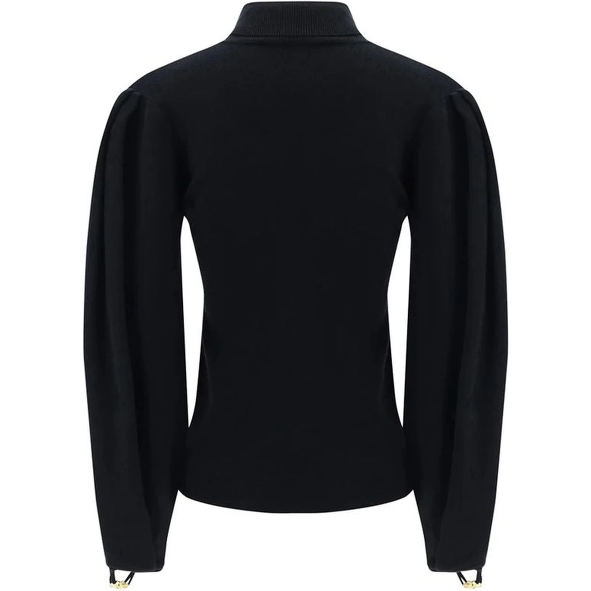 Black Polyamide Sweatshirt