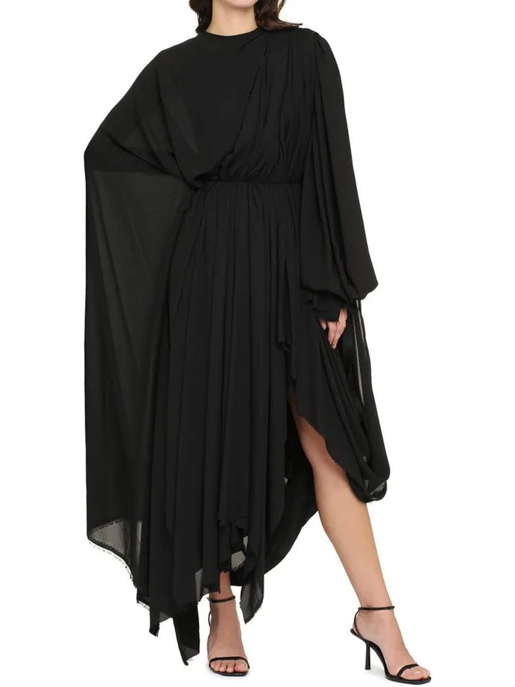 Black Elastane Casual Dress alternative