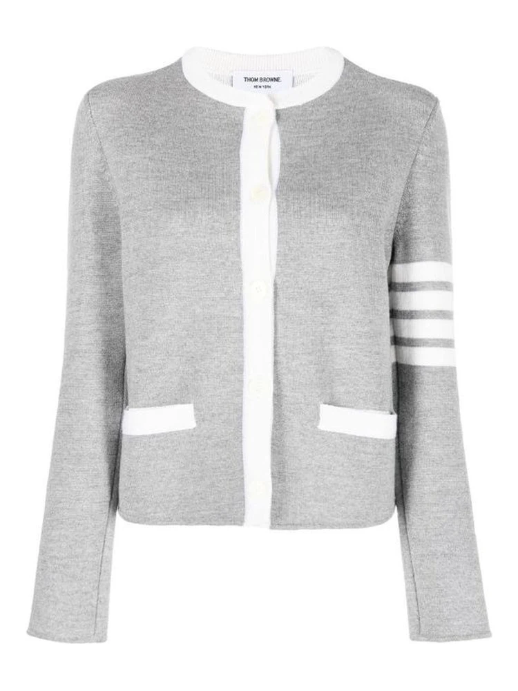 Gray Wool Cardigan