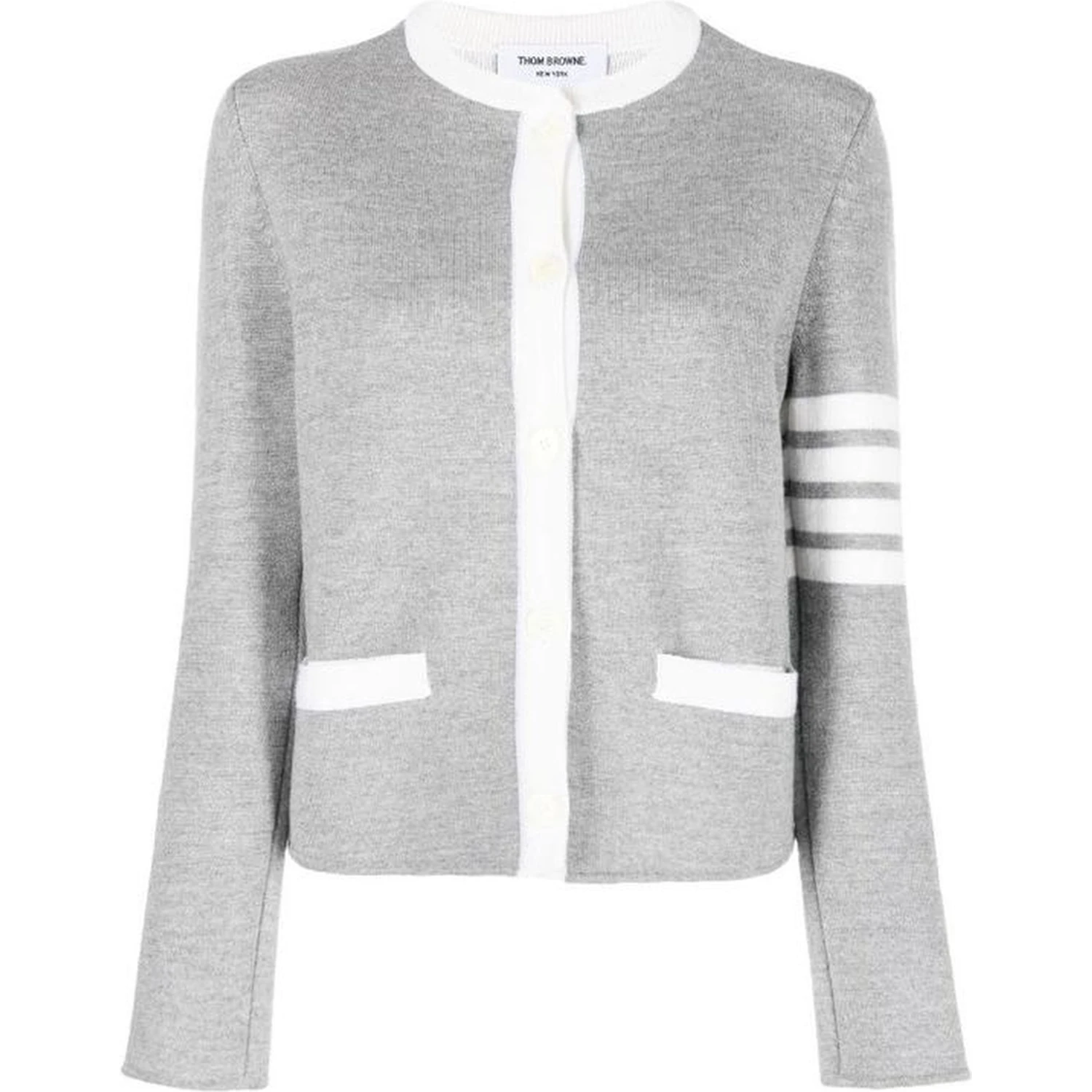 Gray Wool Cardigan