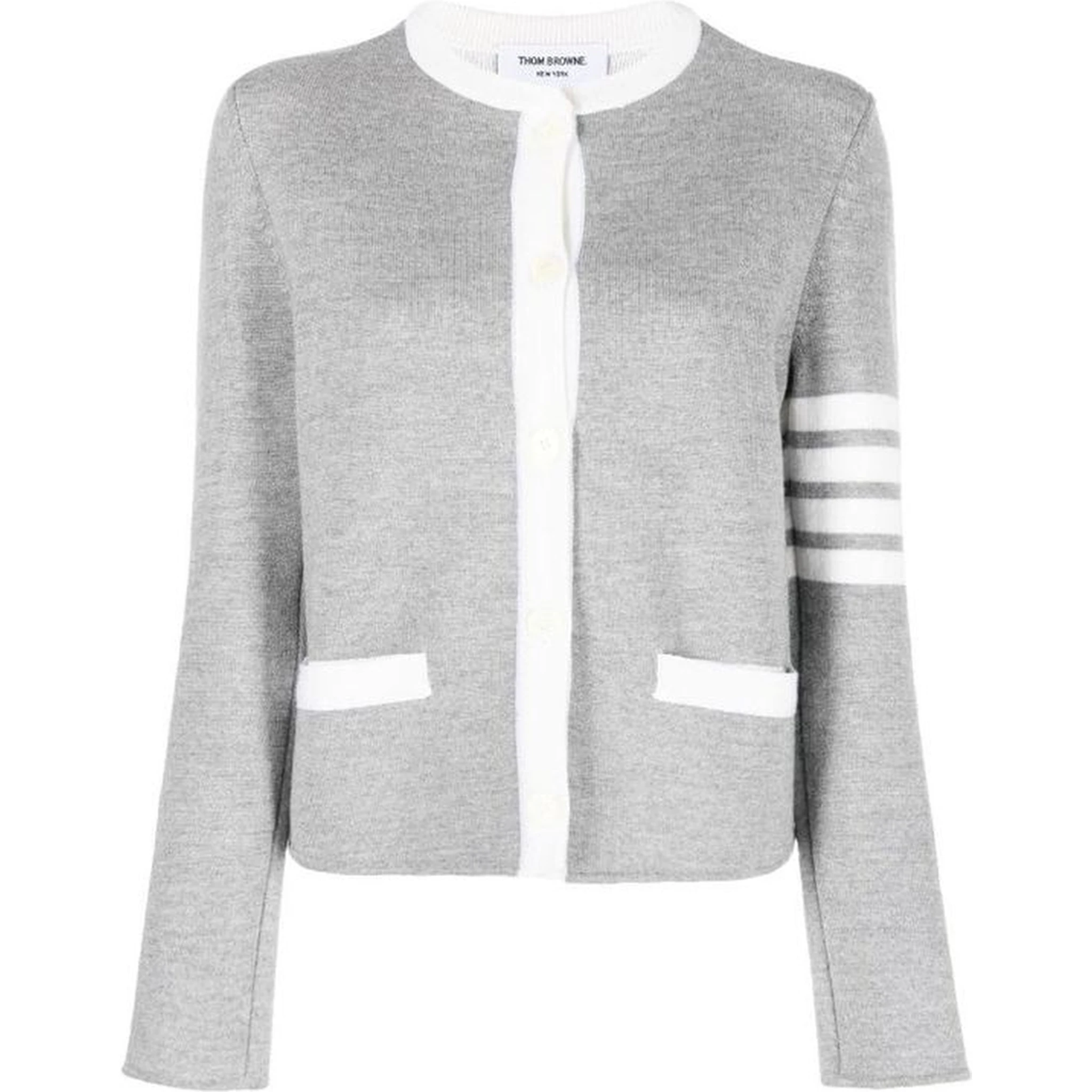 Gray Wool Cardigan