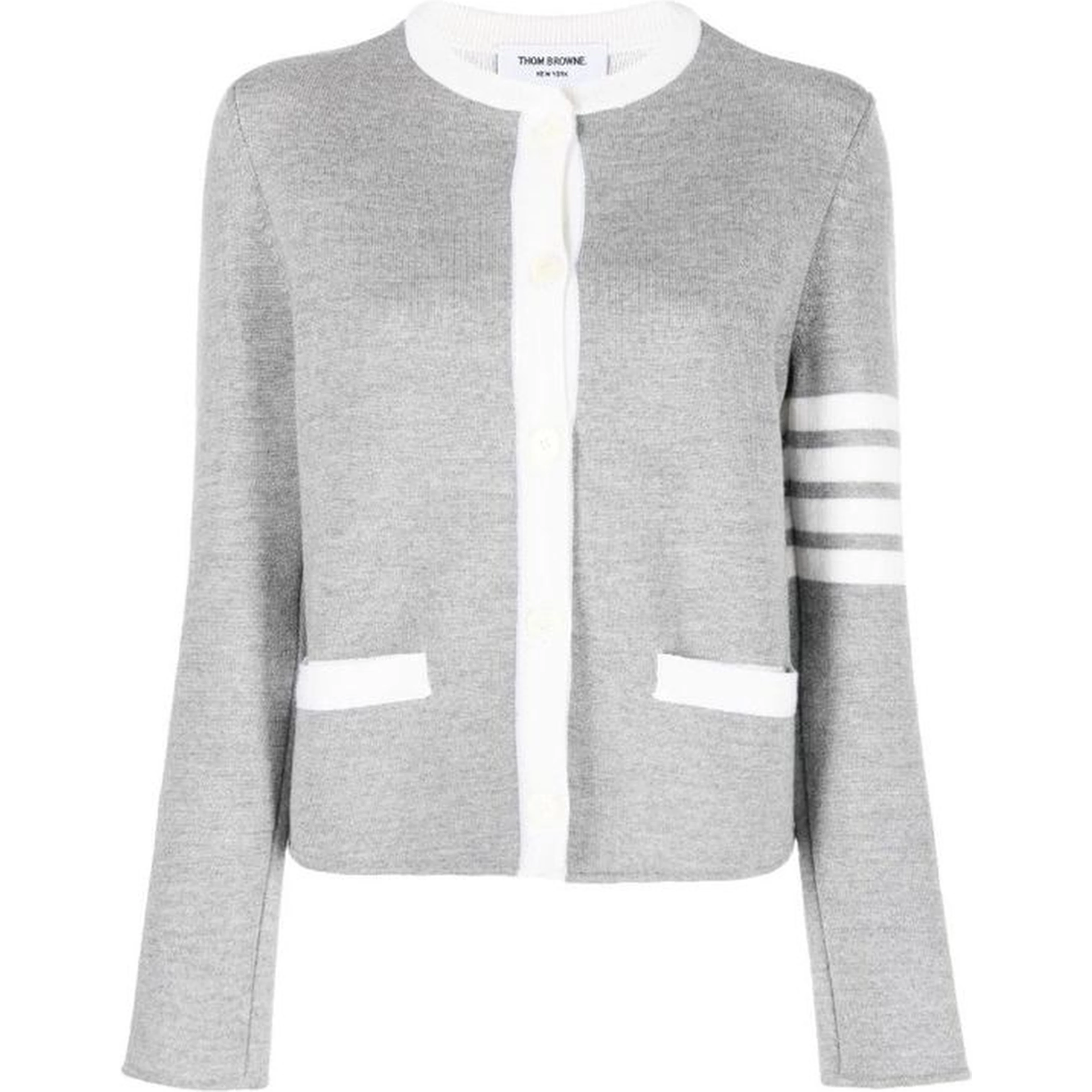 Gray Wool Cardigan