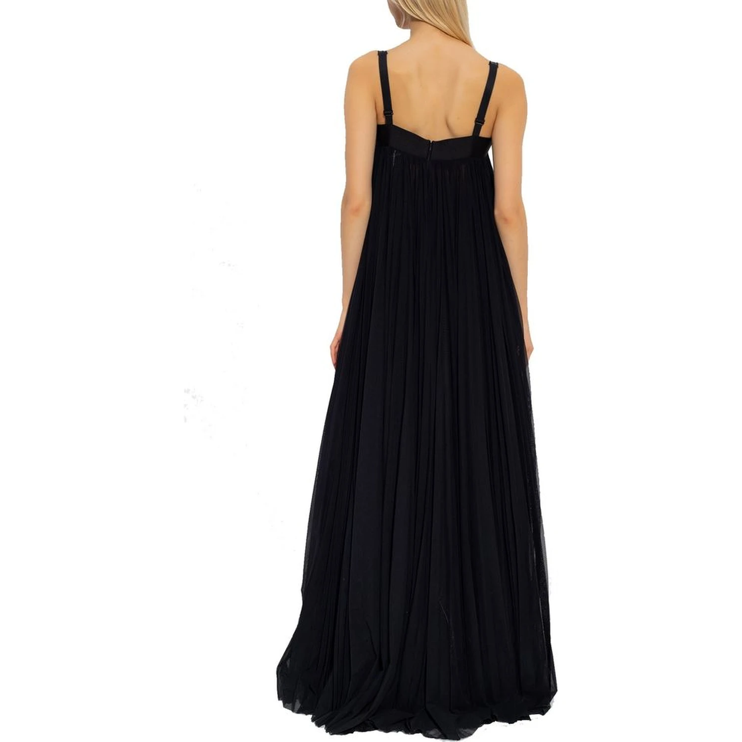 Black Cotton Casual Dress
