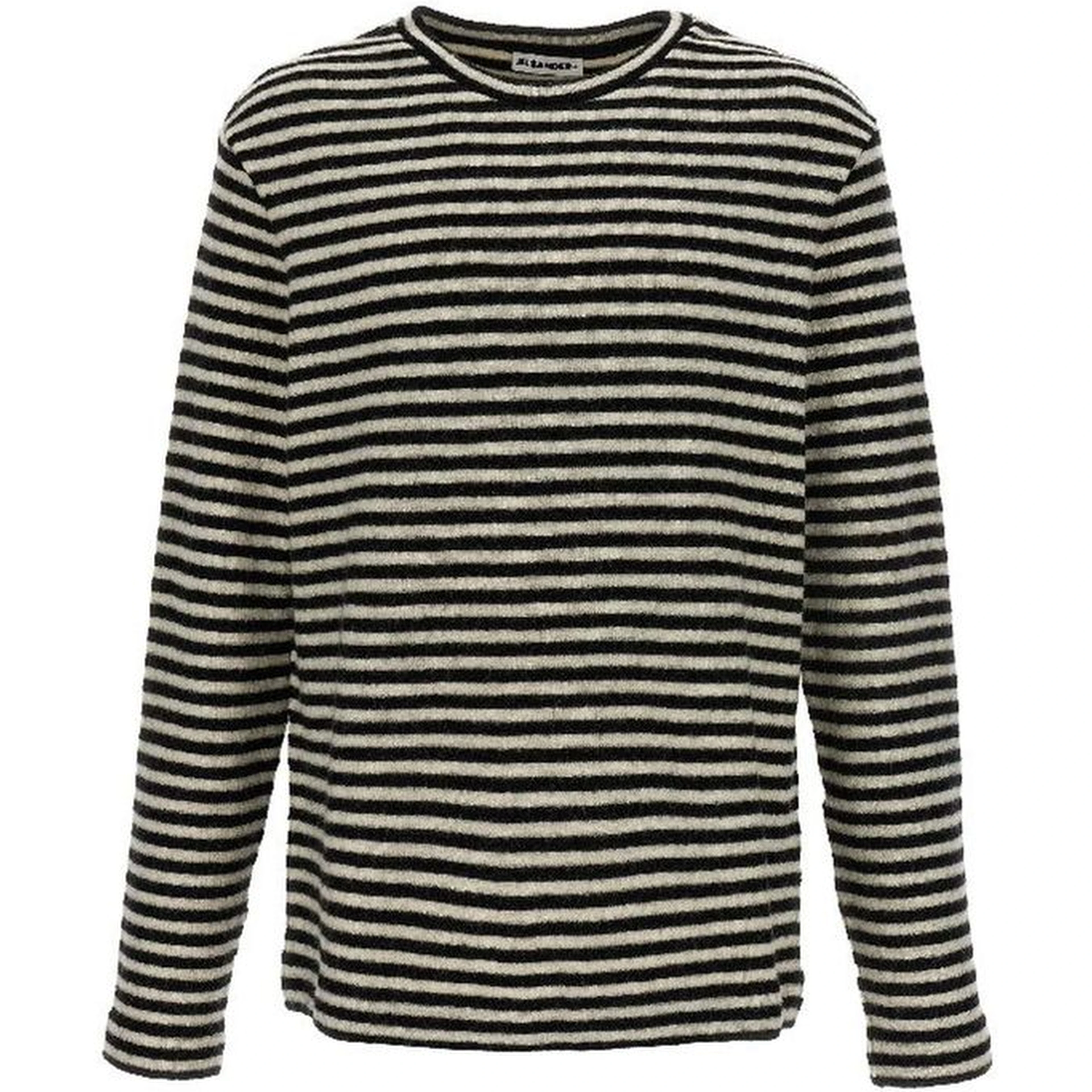 White Wool Long Sleeve T-Shirt