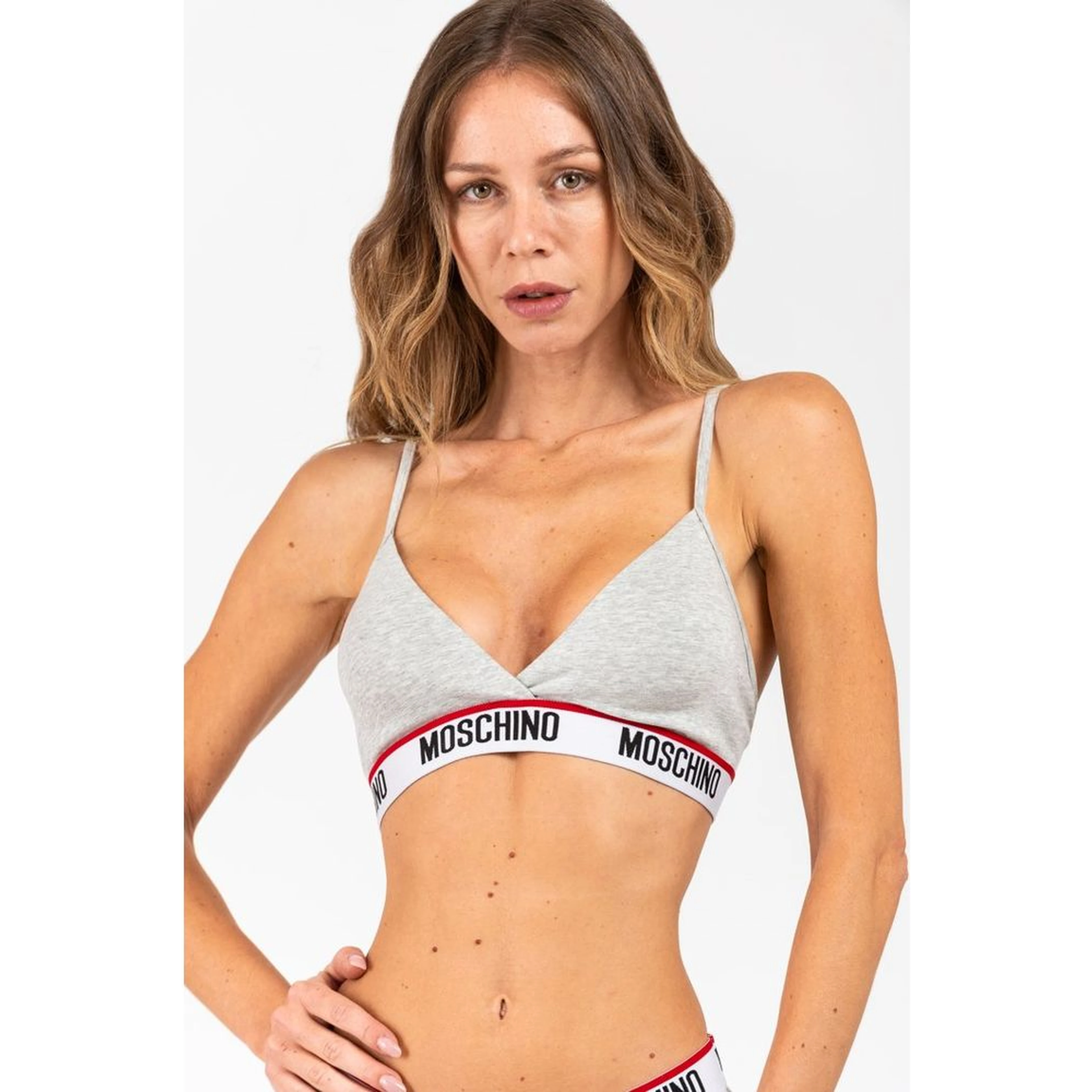 Gray Cotton Bra