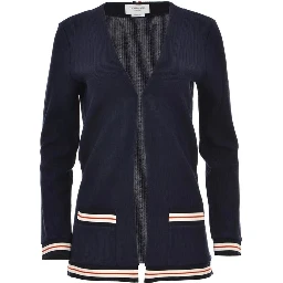 Blue Cotton Cardigan