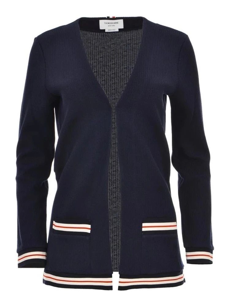 Blue Cotton Cardigan