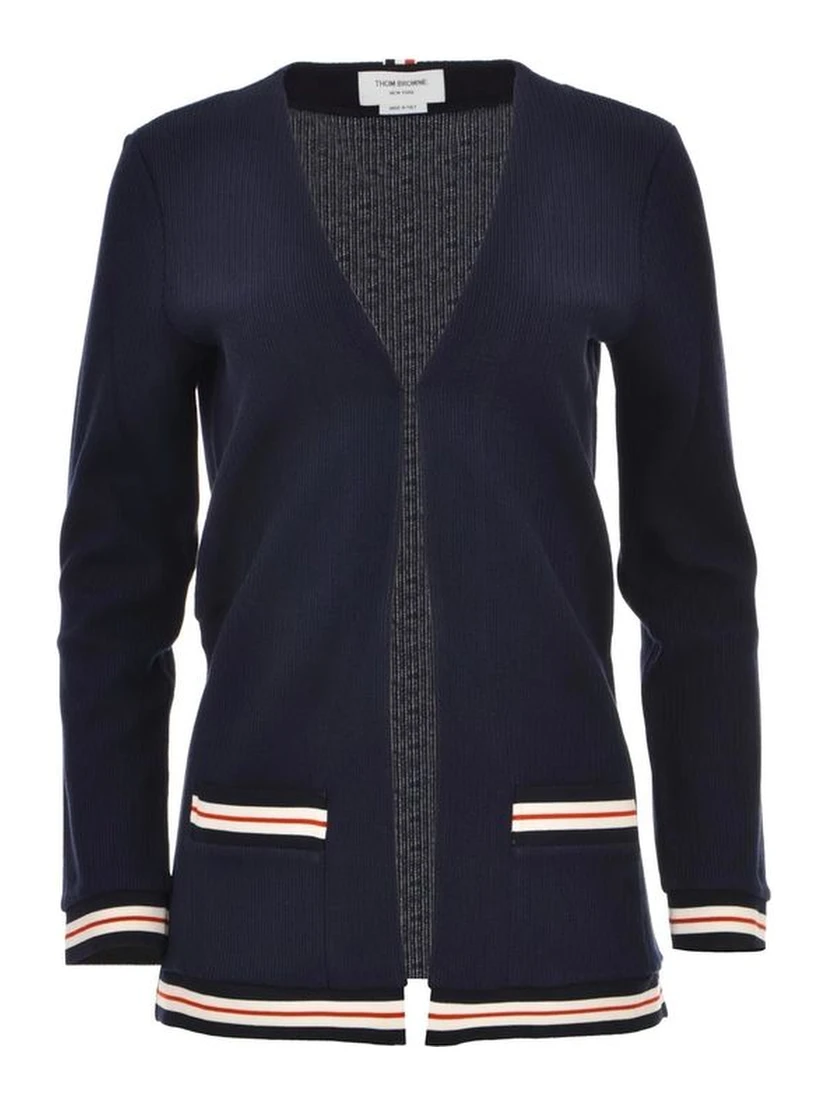 Blue Cotton Cardigan