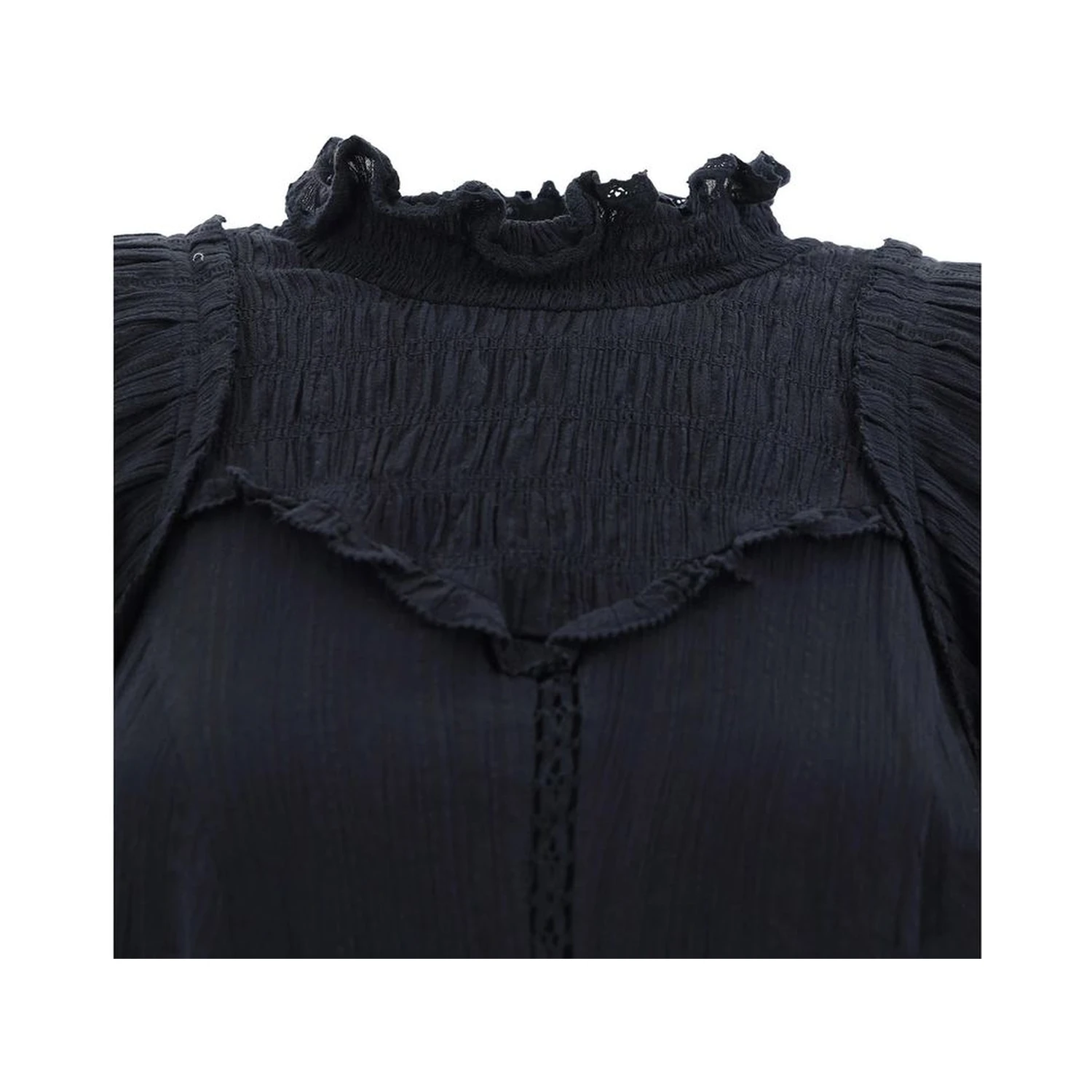 Black Cotton Casual Dress