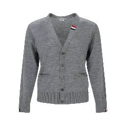 Gray Virgin Wool Cardigan