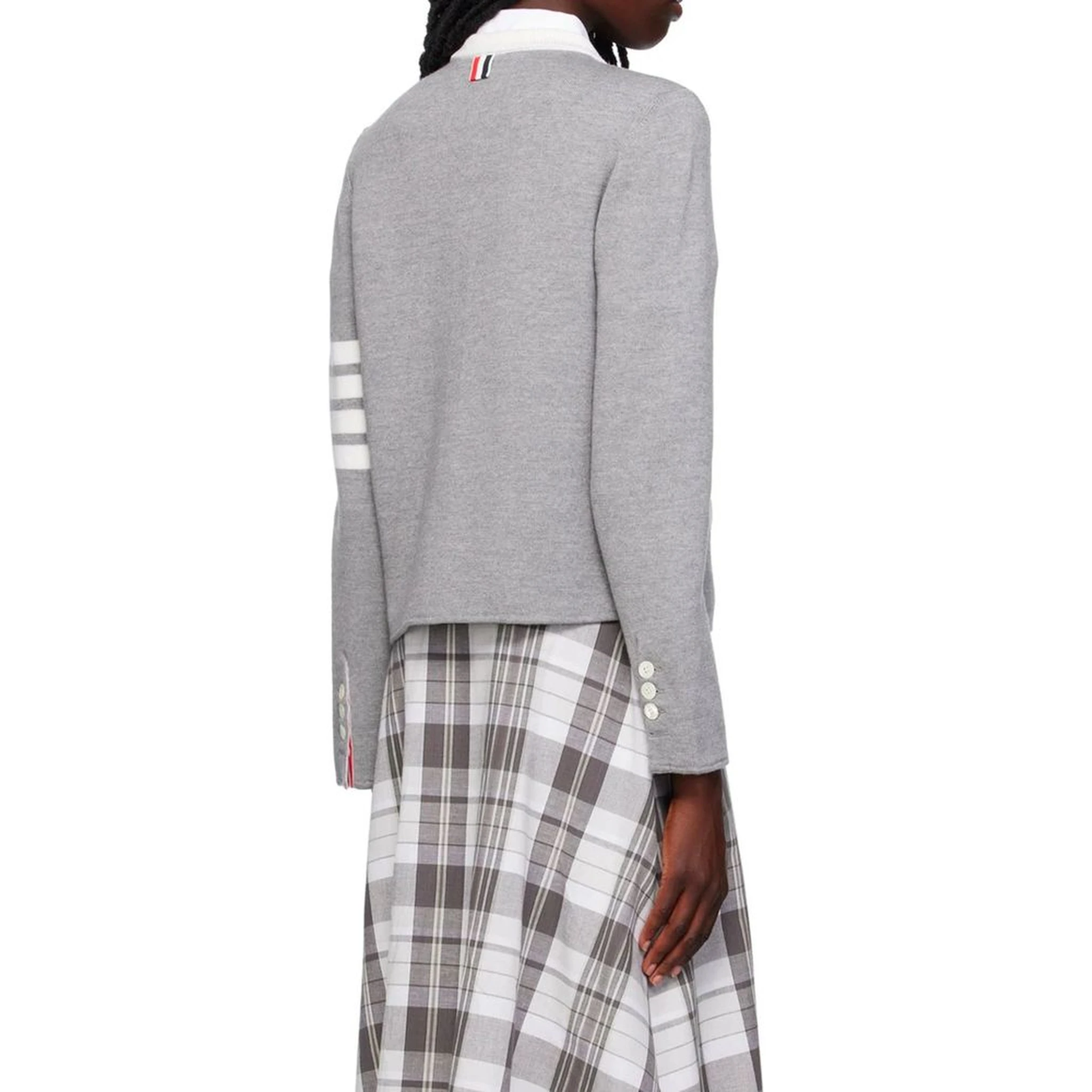 Gray Wool Cardigan