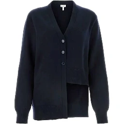 Blue Cashmere Cardigan