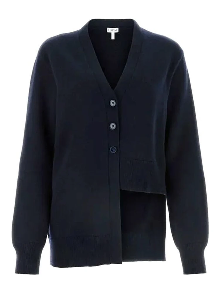 Blue Cashmere Cardigan