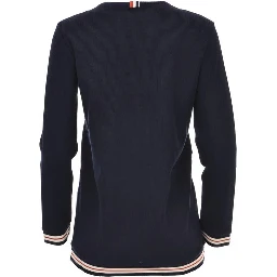 Blue Cotton Cardigan