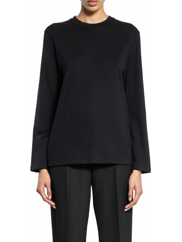 Black Cotton Long Sleeve T-Shirt alternative