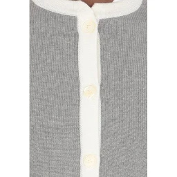 Gray Wool Cardigan