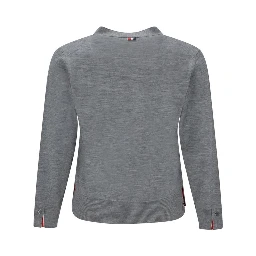 Gray Virgin Wool Cardigan