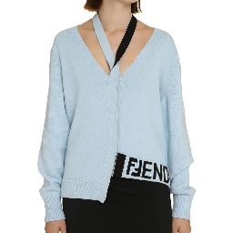 Blue Cashmere Cardigan
