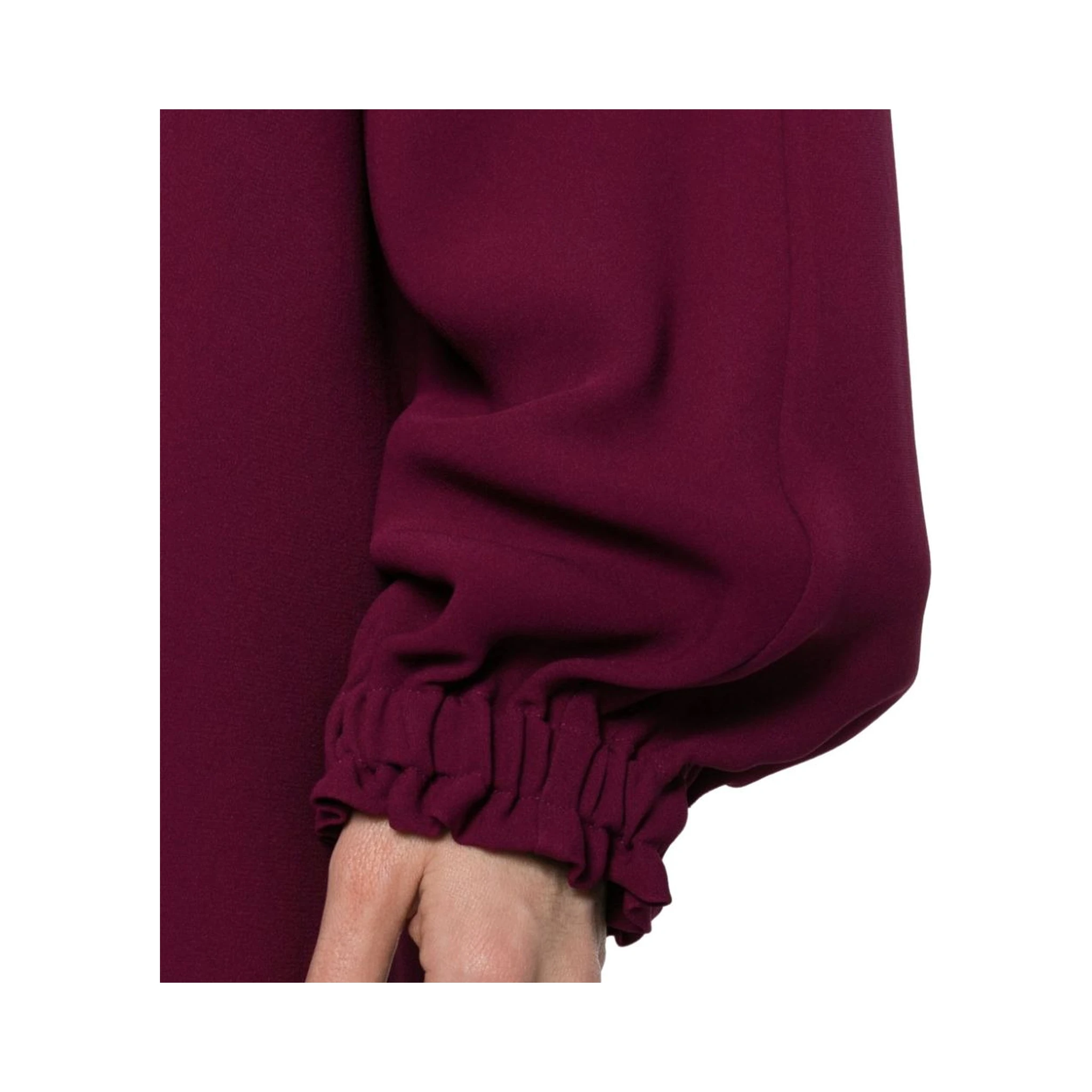 Purple Silk Casual Dress