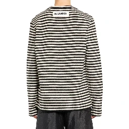 White Wool Long Sleeve T-Shirt