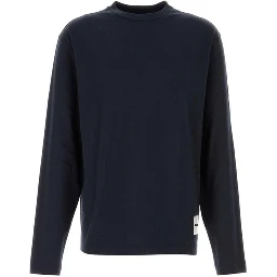 White Cotton Long Sleeve T-Shirt