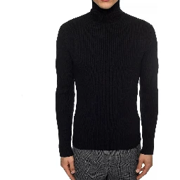 Black Cashmere Turtleneck