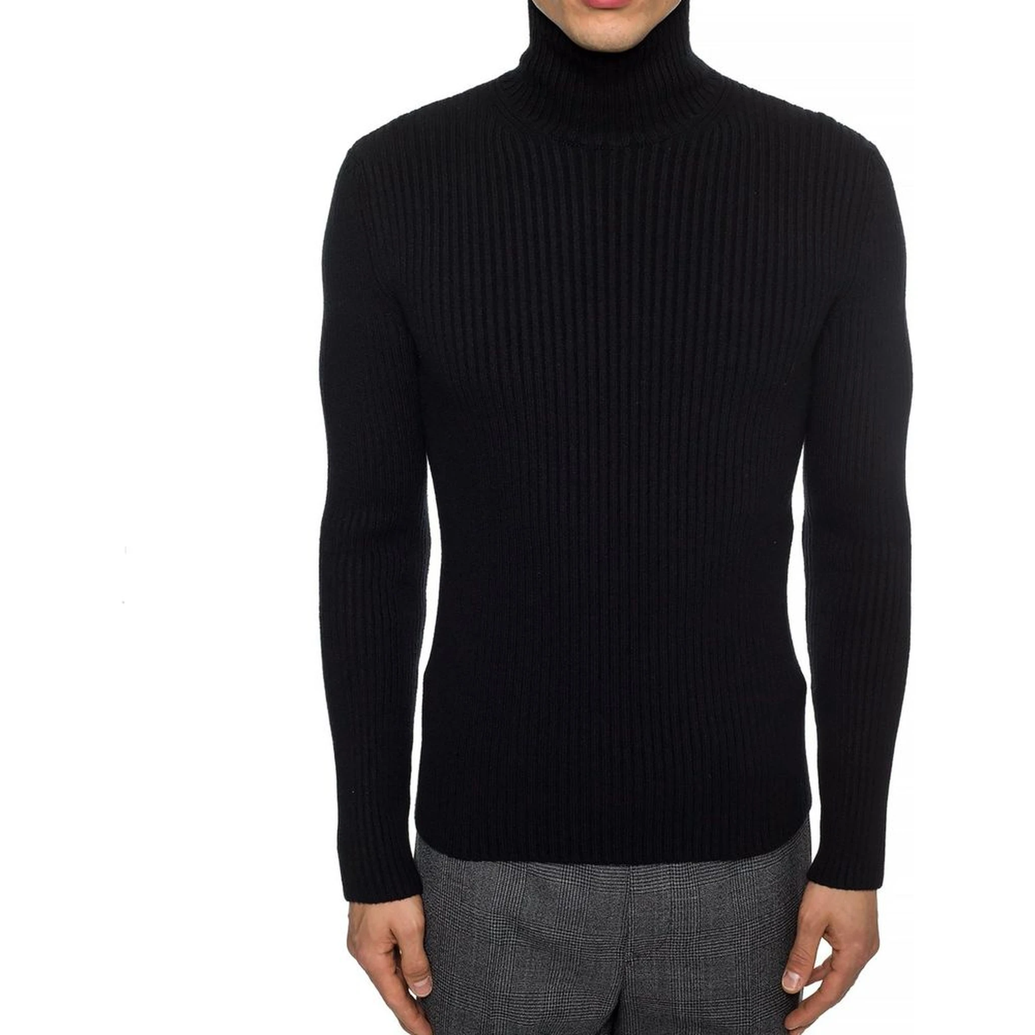 Black Cashmere Turtleneck