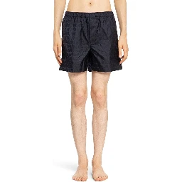 Blue Polyamide Shorts