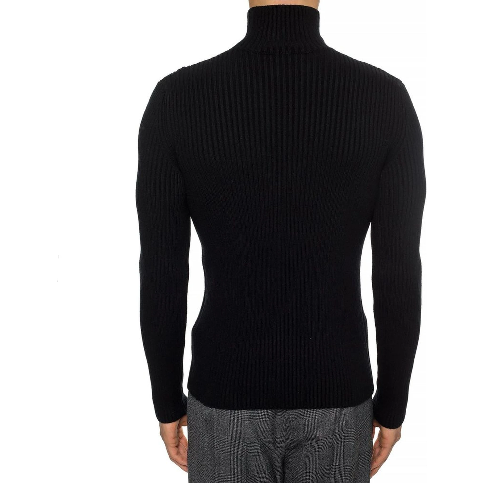 Black Cashmere Turtleneck