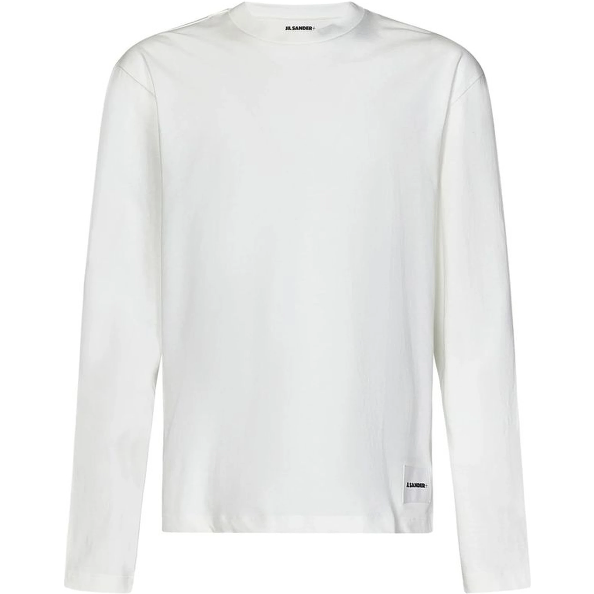 Black Cotton Long Sleeve T-Shirt