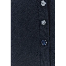 Blue Cashmere Cardigan