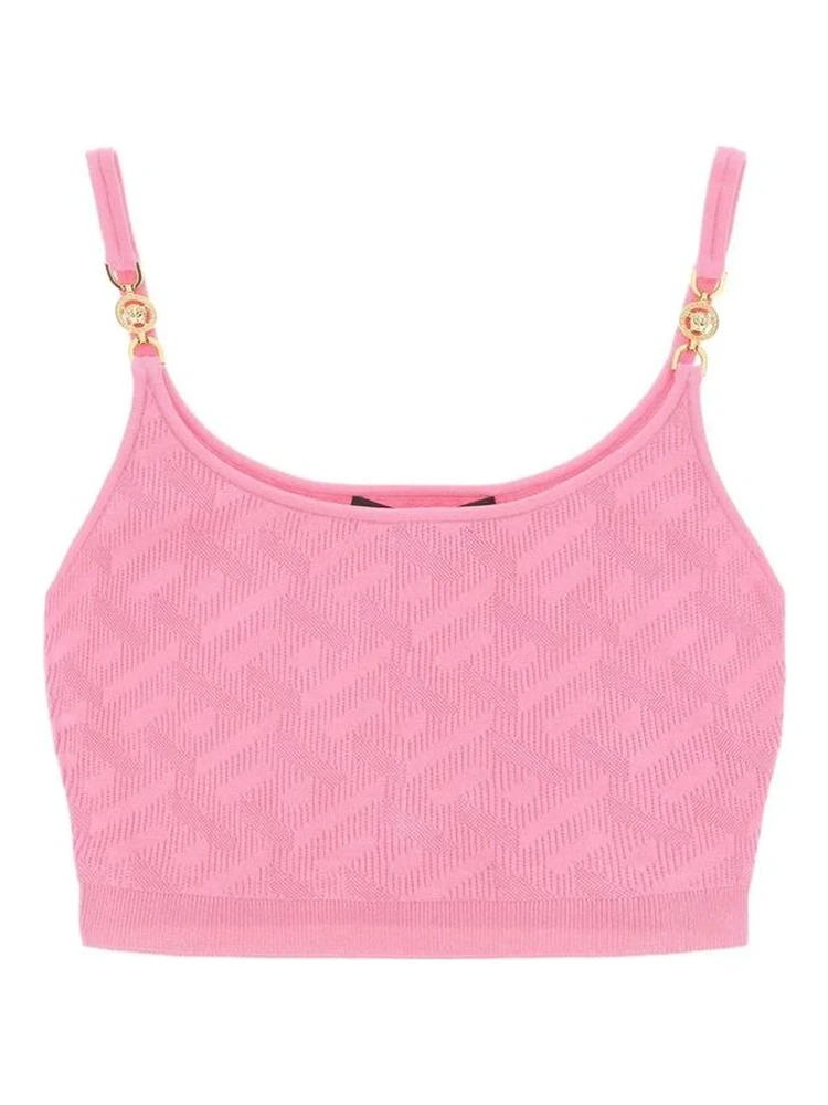 Multicolor Elastane Tank Tops
