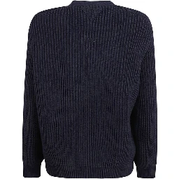 Blue Cotton Cardigan