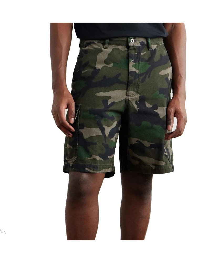 Bicolor Cotton Cargo Shorts alternative