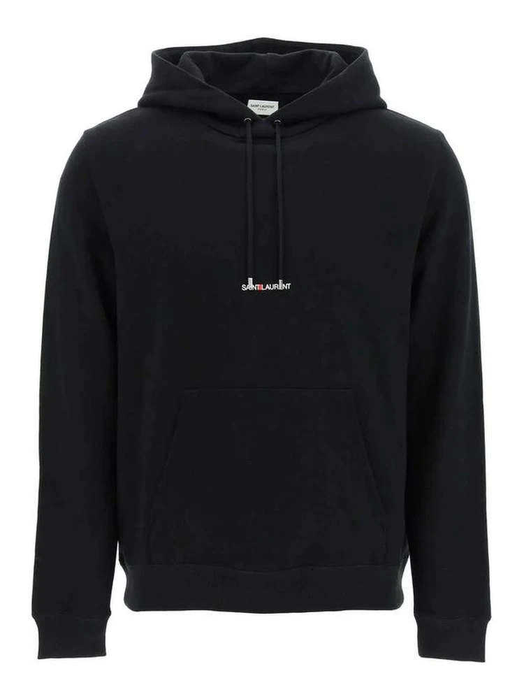 Black Cotton Sweatshirt