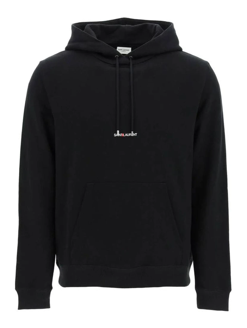 Black Cotton Sweatshirt