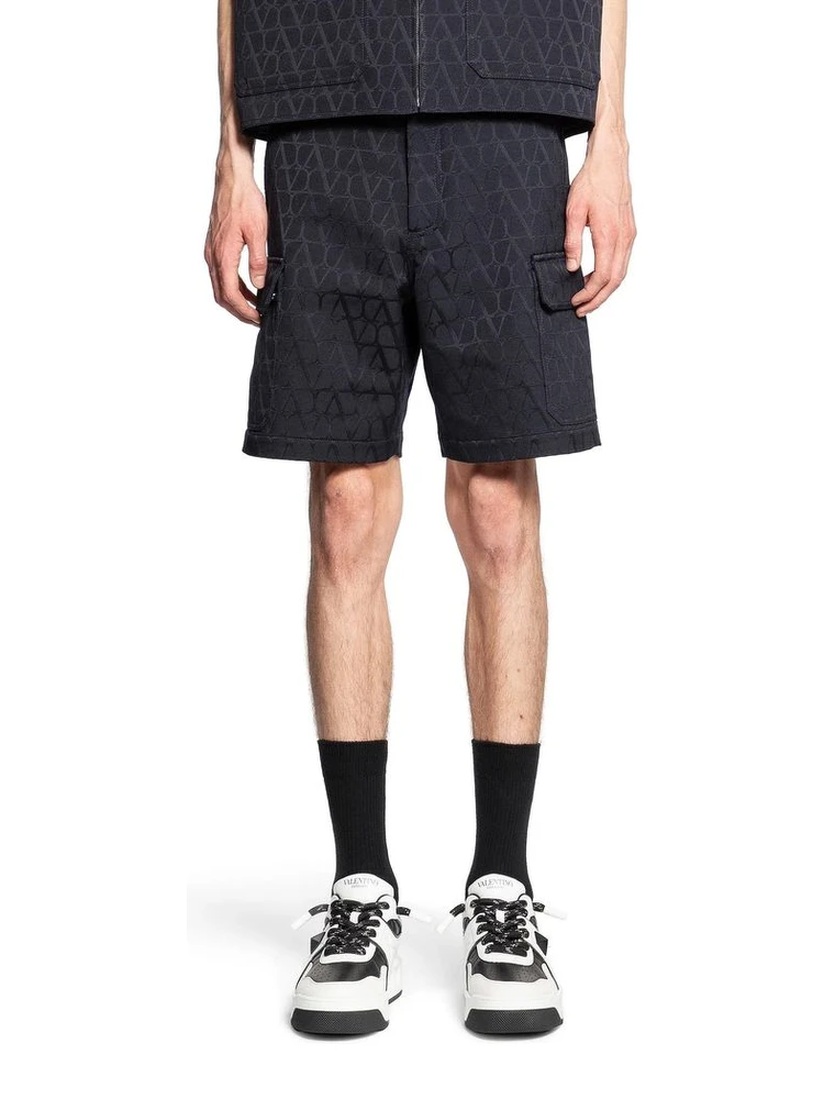 Blue Cotton Cargo Shorts alternative