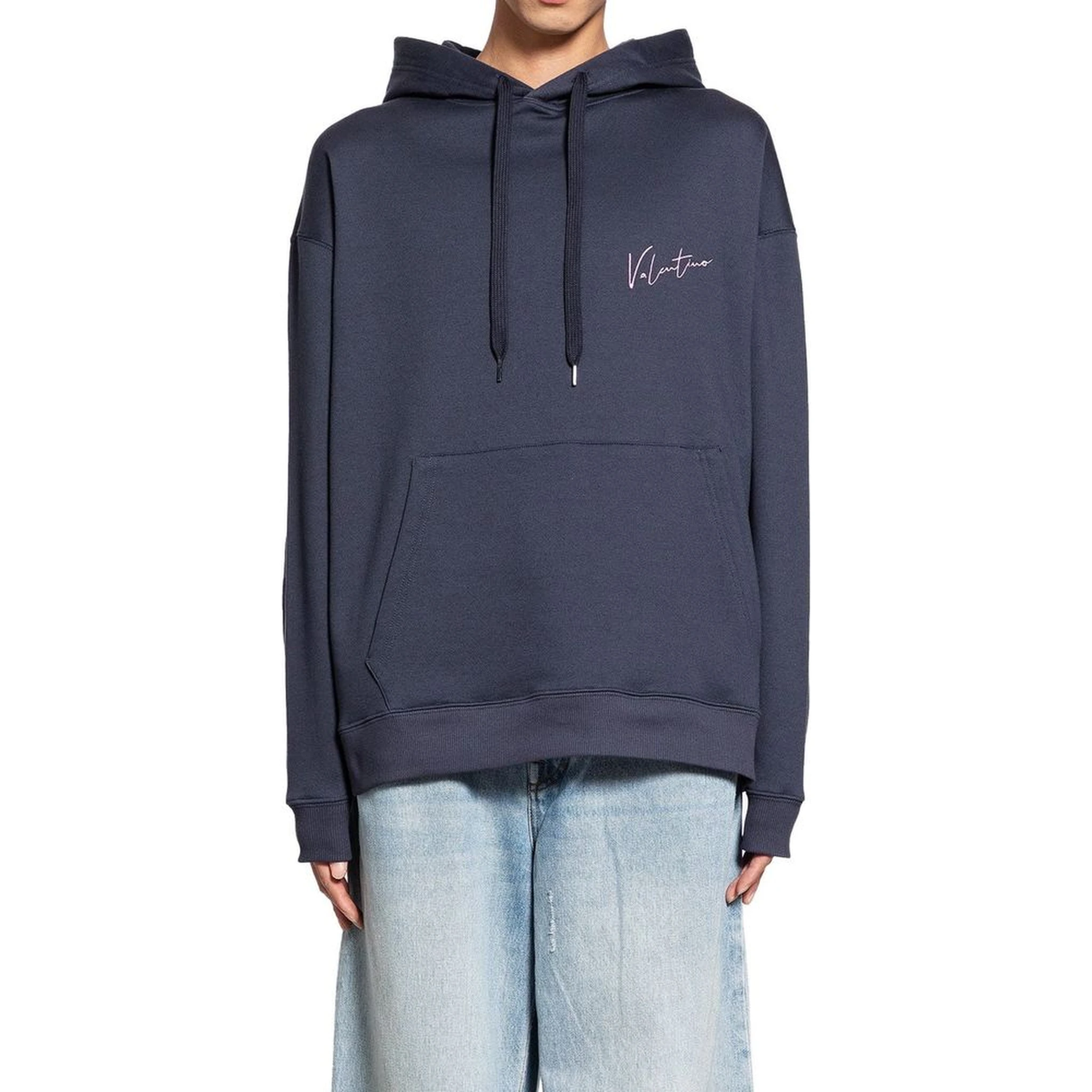 Blue Cotton Sweatshirt