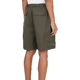Bicolor Polyester Bermuda Shorts