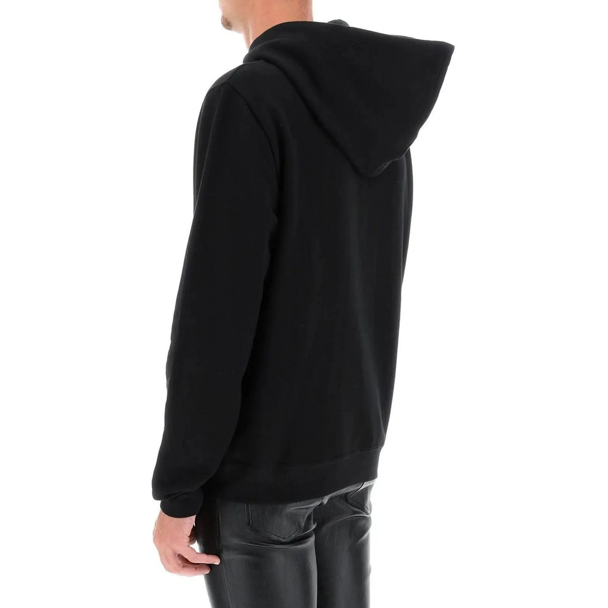 Black Cotton Sweatshirt