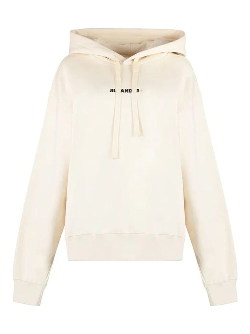 White Cotton Sweatshirt