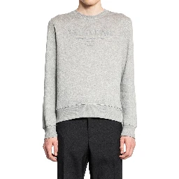 سويت شيرت قطني رمادي