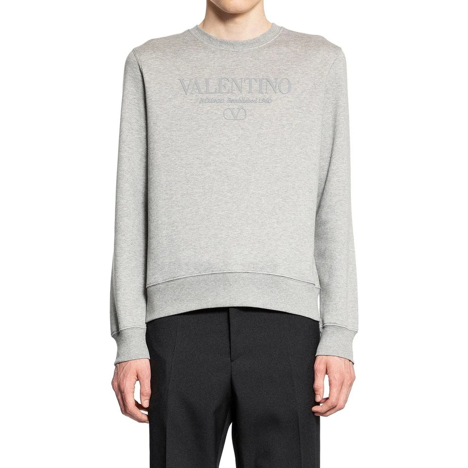 Gray Cotton Sweatshirt
