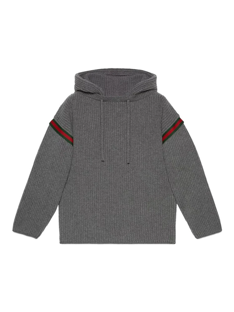 Gray Cashmere Sweatshirt