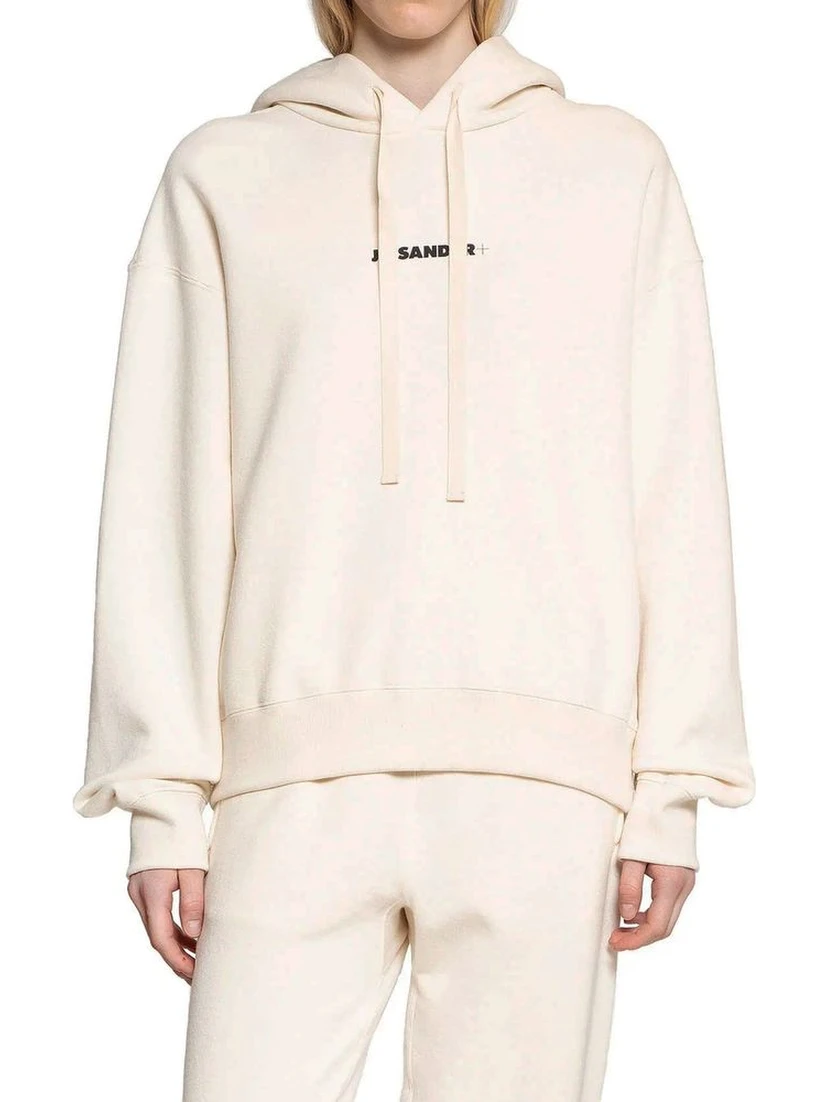White Cotton Sweatshirt